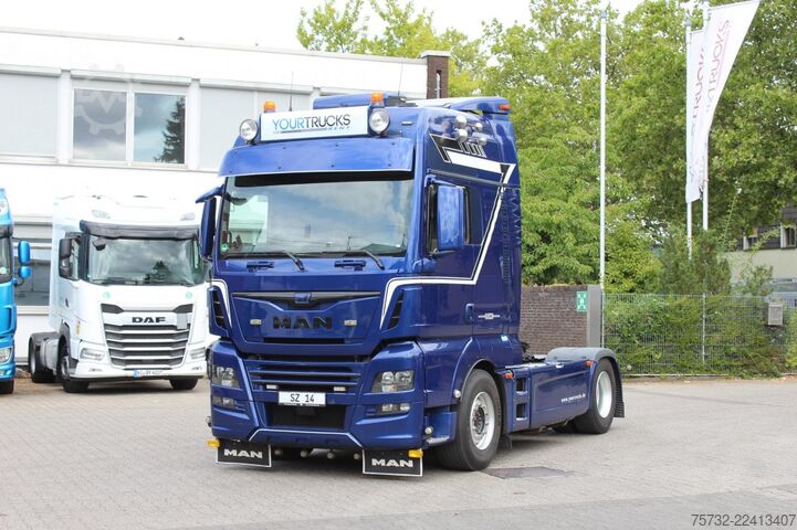 Tractor estándar MAN TGX 18.580 XXL E6 Kipphydraulik Retarder Leder