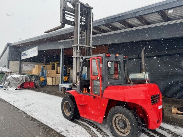 Front forklift, diesel forklift, forklift Hangcha 8 To original nur 1169 Stunden CPCD 80      8 To