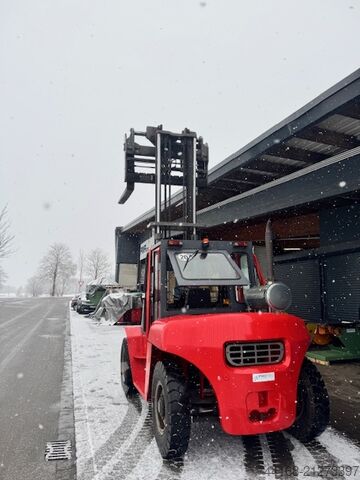 Front forklift, diesel forklift, forklift Hangcha 8 To original nur 1169 Stunden CPCD 80      8 To