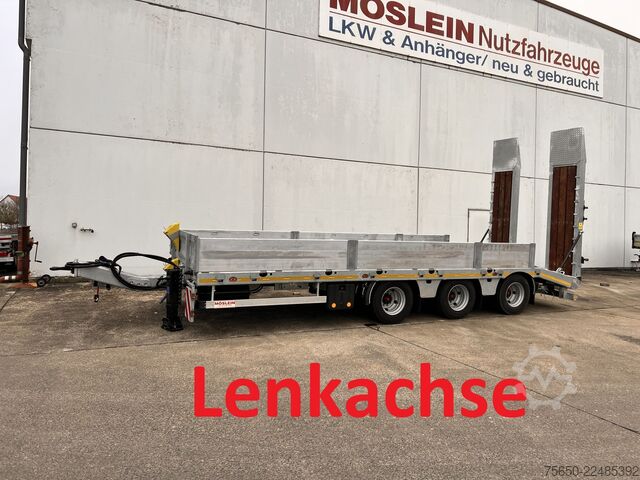 Nízkoložný přívěs Möslein TT 31  31 t GG Tridem- Tieflader 3 Achs, gelenktNeufahrzeug