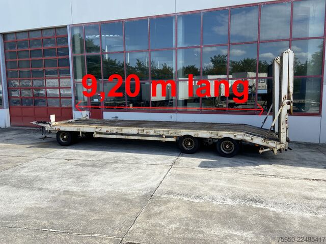 Nízkozdvižný príves Müller-Mitteltal PT 30  3 Achs Tieflader 9,20 m Ladefläche
