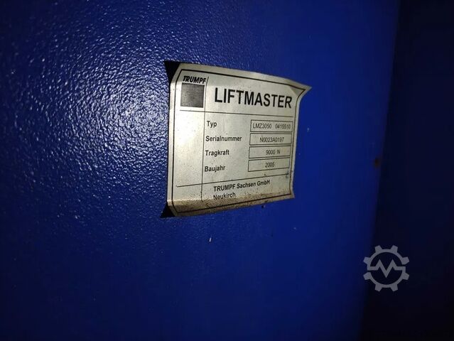 LiftMaster Trumpf pengumpan lembaran logam Trumpf LMZ3050 2005 rok