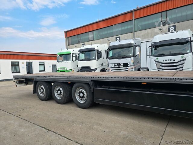 Semirremolque con plataforma de trabajo KRONE SD * PLATEAU * BPW * 2X PALETTENKASTEN *