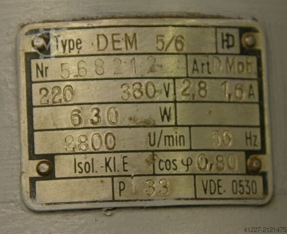 Dust extraction blower 0.6 kW Loher Durchmesser 260 mm