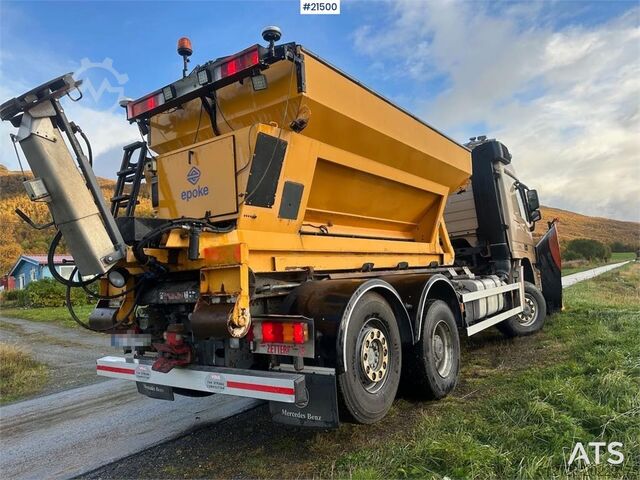 Sistema de brazo de gancho Mercedes-Benz Actros 2848 6x4 snow rigged hook truck w/ 20t hook