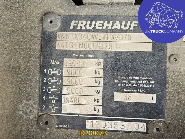 Skjutbara presenningar Fruehauf 