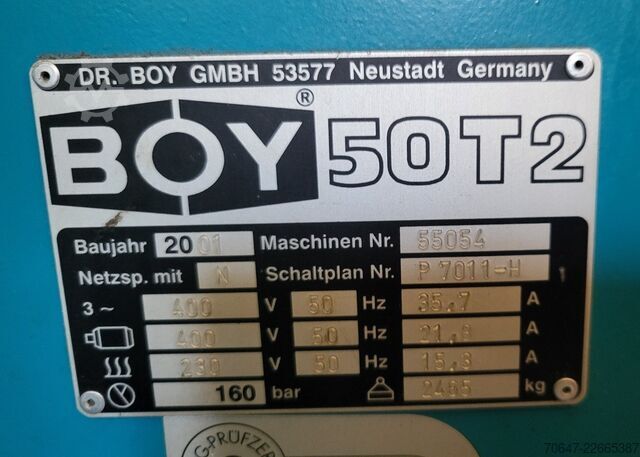 사출 성형기 BOY 50 T2