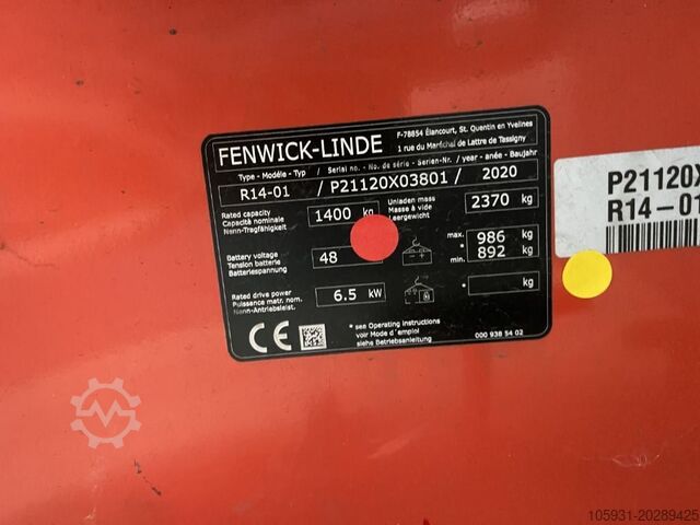 Ajunge la camion Linde R14-01