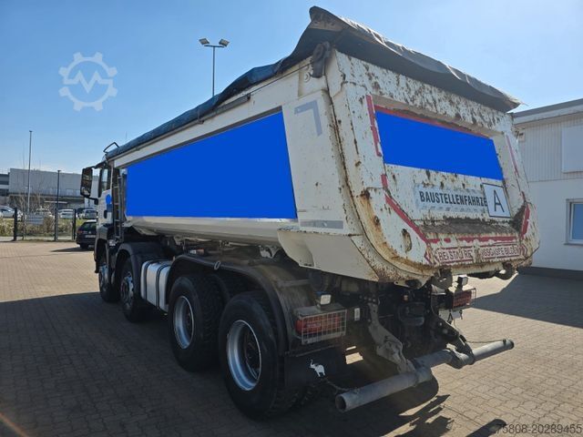 Basculantă MAN TGS 35.420 8x4BB Muldenkipper Schmitz Stahl
