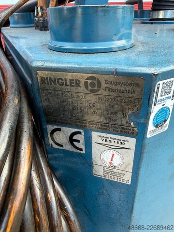 吸尘器 木屑吸尘器 Ringler RA 320-D 2x3,0