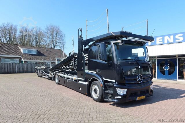 Dodávka na prepravu áut Mercedes-Benz Actros 1840 4x2 Groenewold auto-transporter, 9 ...