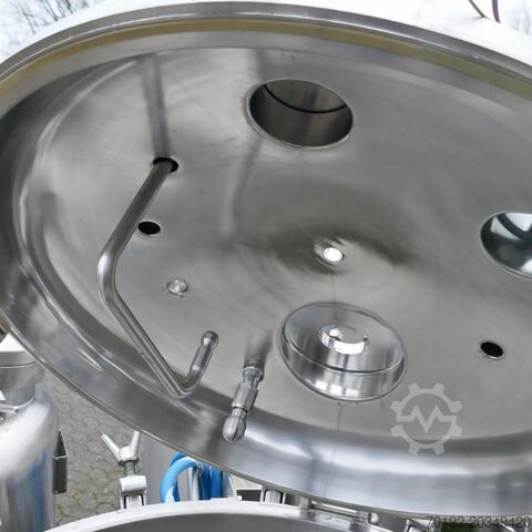 435 liters varme-/kølebar tryktank, Aisi 316  9449