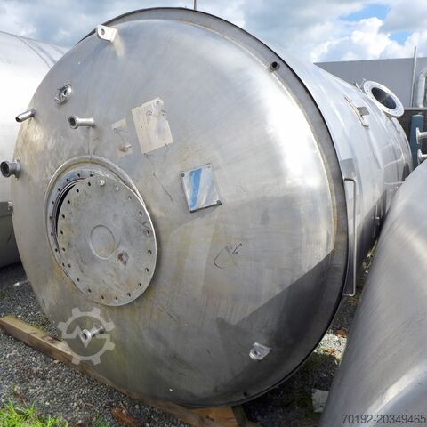 Vaso de pressão refrigerável de 11.424 litros / tanque estéril, Aisi 304 ALFA-LAVAL 9205