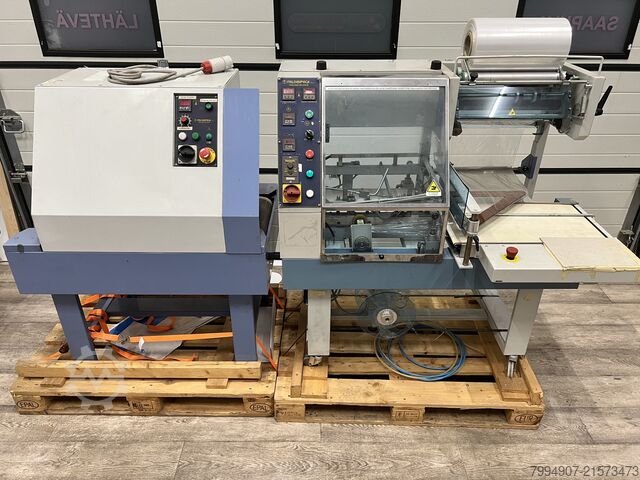 Heißlufttunnel – komplette Verpackungslinie Italdibiback Shrink Wrapping Machine