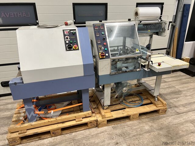 Heißlufttunnel – komplette Verpackungslinie Italdibiback Shrink Wrapping Machine