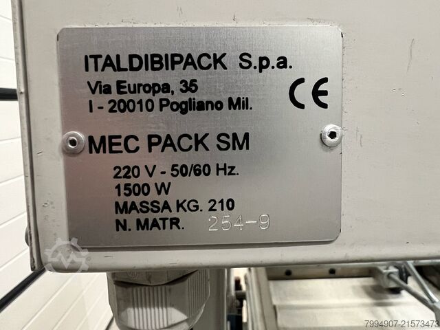 Heißlufttunnel – komplette Verpackungslinie Italdibiback Shrink Wrapping Machine