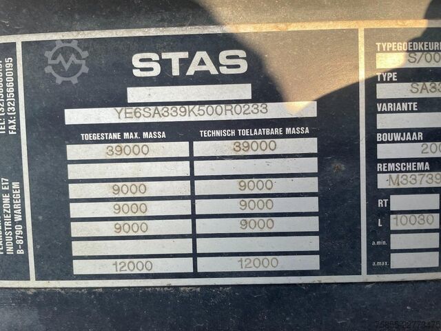 Kipper Stas SA339k 32m3 Tipper / Disc Brakes