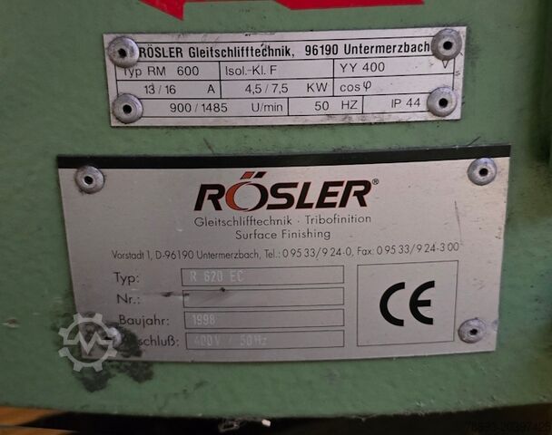 מערכת שחיקה רוטטת Rösler R 620 EC