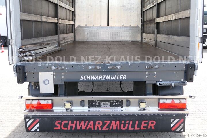 Otwarta przyczepa z plandeką SCHWARZMÜLLER PA 2/E Pritsche Plane Durchladesystem
