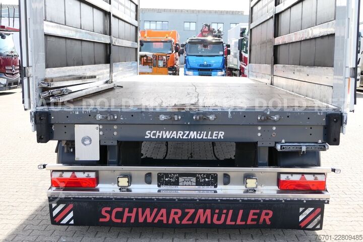 Otwarta przyczepa z plandeką SCHWARZMÜLLER PA 2/E Pritsche Plane Durchladesystem