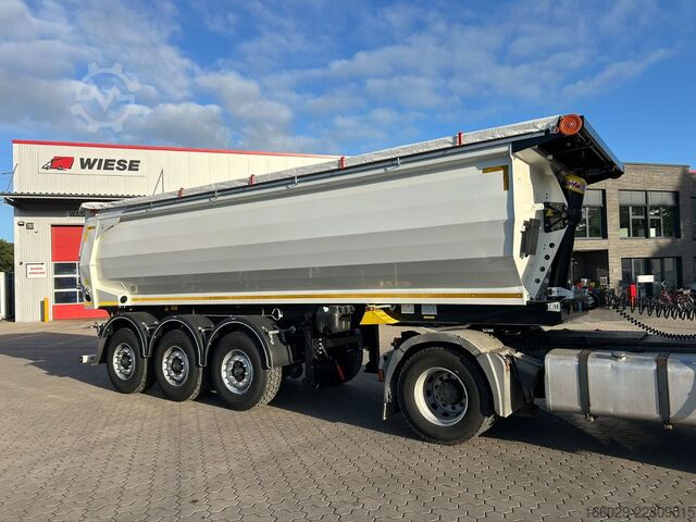 덤프 세미 트레일러 KÄSSBOHRER SKS.Y 27m³ Stahlmulde Cramaro elektr. Verdeck