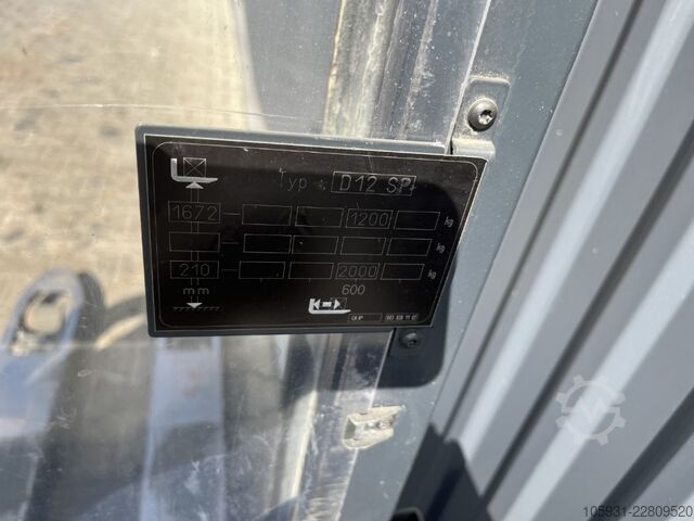 스탠드온 스태커 Linde D12SP