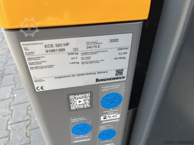 저상형 오더 피커 Jungheinrich ECE320