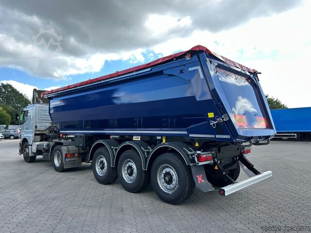 Tipper semitrailer KÄSSBOHRER SKS.Y 27m³ Stahlmulde Cramaro elektr. Verdeck