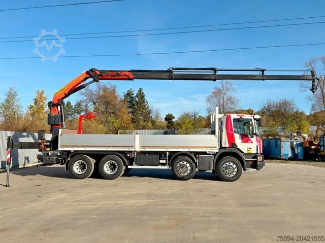 Grua montada em camião SCANIA P 450* PRITSCHE 6,90m * PK 23002- SH C FUNK *8x4