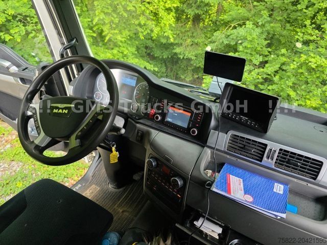 平板卡车带帆布篷布 MAN TGS / NUR149km / 31m Palfinger Kran PK 34002+Jib