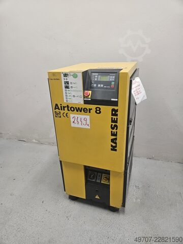 Compressor de parafuso com secador por refrigeração Kaeser airtower 8 