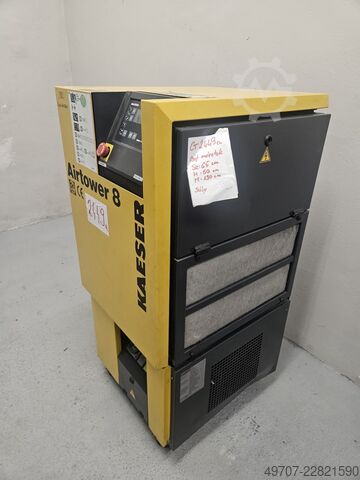 Compressor de parafuso com secador por refrigeração Kaeser airtower 8 