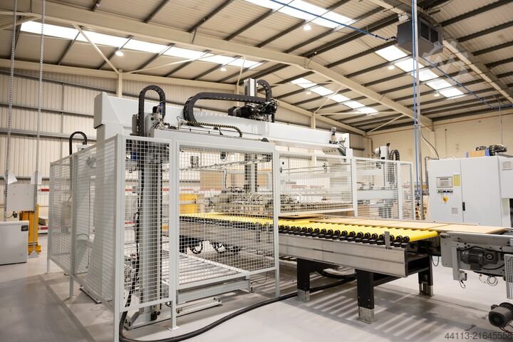 DEPILEUR A PONT à DOUBLE station de prél MAHROS (SCM Group) BRUSH / D 1332( CSL)