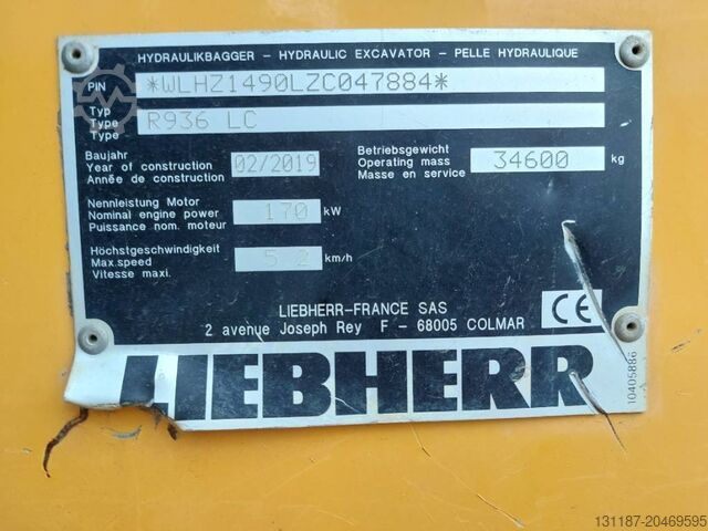 Raupenbagger Liebherr R936LC
