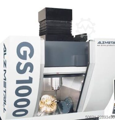 Universellt bearbetningscenter med 5 axlar Alzmetall GS 1000/5-T