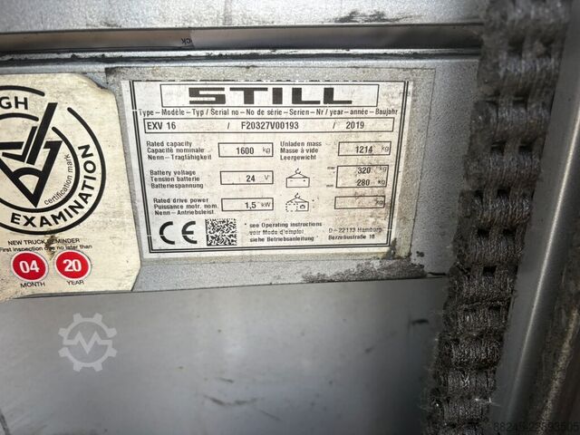 VS-23117 전동 스태커 Still EXV16 5616mm STILL EXV16