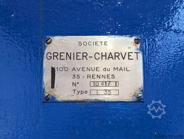 Grenier – Charvet E 35 mixing equipment  Grenier – Charvet E 35