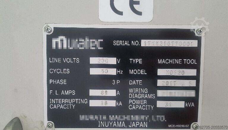 Centru de prelucrare orizontal Muratec MD120