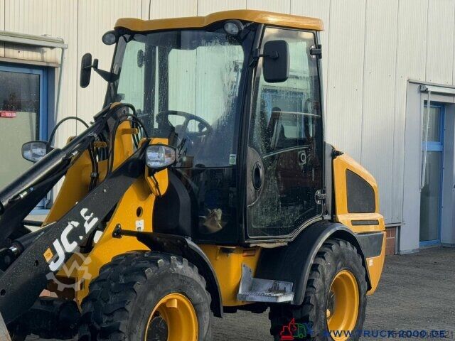 Ładowarka kołowa JCB 407 T4 4x4 Radlader Schutzkabine Schaufel +Gabel