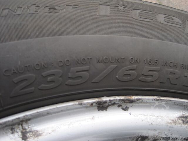 Winterkompletträder 4x Winterkomplettrad 235/65R16C 115/113R Ford Transit