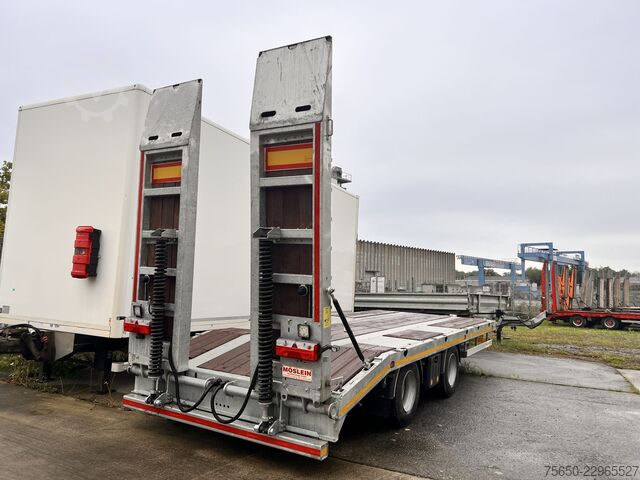 נגרר פלטפורמה נמוכה Möslein TTA21 Schwebheim  21 t Tandemtieflader, neuwertig