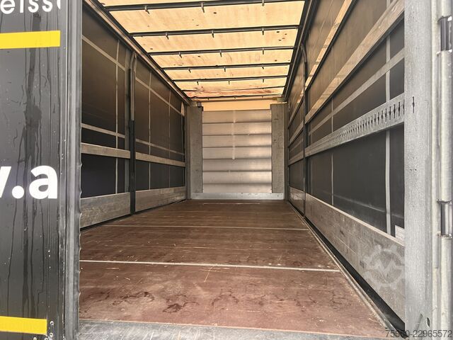 Open trailer with tarp Fliegl TPS135  13,5 t Tandemplanenanhänger, neuwertig