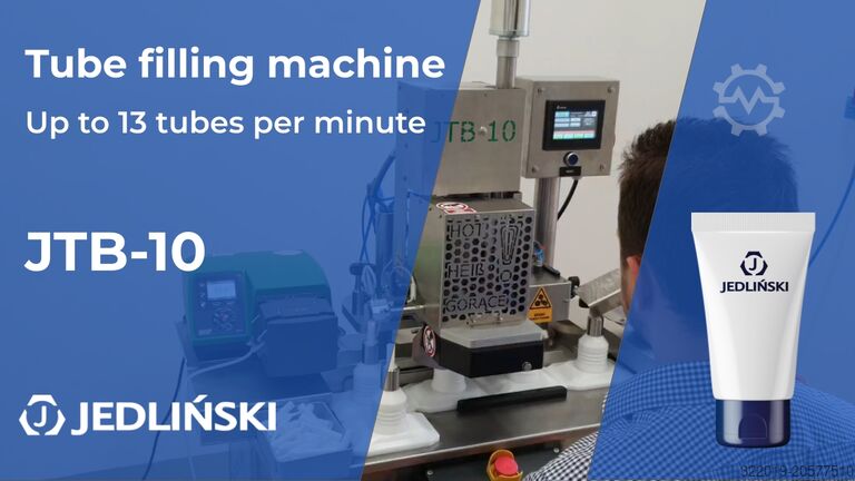 Mašina za punjenje tubi, punjač tubi Jedliński Packaging JTB-10