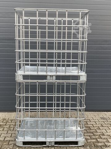 Mrežasto polje IBC Gitterbox, gebraucht 1.200 x 1.000 x 1.150 mm (LxBxH)