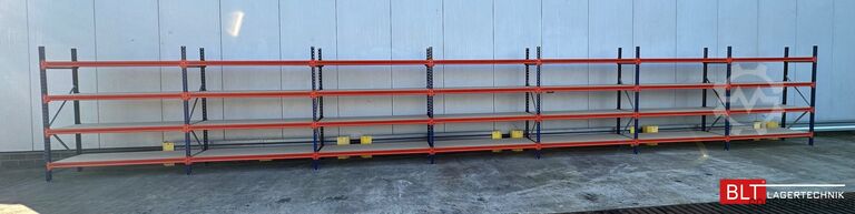वाइड स्पैन शेल्फ ca. 57 lfm. Weitspannregale H: 200 cm T: 60 cm , 400 kg Fachlast , 4 Ebenen