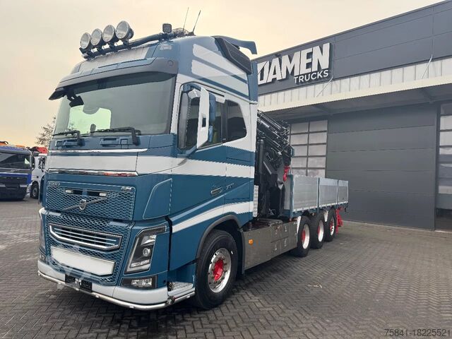 Autokrāna kravas automašīna Volvo FH 16.750 8x4 HIAB 638 E-8 + JIB 150X-6