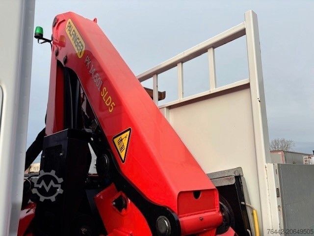 Kuorma-autoon asennettu nosturi MERCEDES-BENZ AROCS 1833L-PALFINGER PK14501 KRAN/FUNK/PRITSCHE