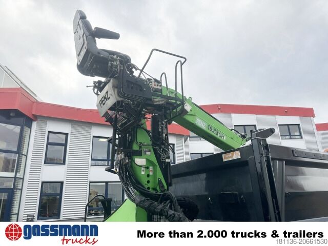 Tipper truck Mercedes-Benz Actros 3341 K 6x4, Bormatik links, Heckkran Penz