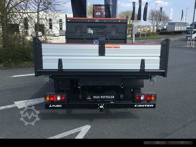 Tipper van FUSO Canter 3C15 Dreiseitenkipper AHK 3,5t/Klima/grau