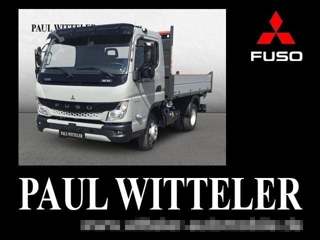 Tipper van FUSO Canter 3C15 Dreiseitenkipper AHK 3,5t/Klima/grau